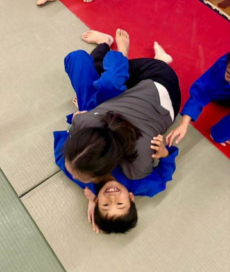 Judo groundwork practice